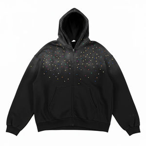 Sudadera con Capucha de Alta Calidad OEM para Hombre, Gruesa, de Invierno, 100% Algodón, Felpa, Talla Grande, Estampado Digital, Antiarrugas, Secado Rápido - Product Image 6