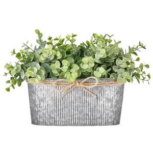 Ventes d'usine jardinière galvanisée personnalisée jardinière décorative de balcon pour jardin jardinière galvanisée en métal de style élégant - Product Image 4