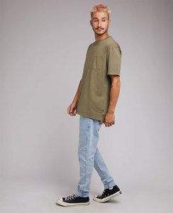 Direct du fabricant T-shirt en bambou de compression imprimé écologique pour hommes vente en gros de vêtements de sport à la mode et à col rond - Product Image 2