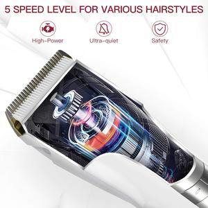 Tondeuse à cheveux électrique USB portable, rasoir filaire, kit de coupe de cheveux pour adultes et enfants, IPX7, kit de toilettage de la barbe - Product Image 5