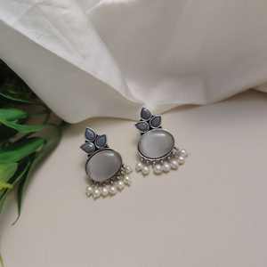 Meilleure vente de haute qualité du fournisseur indien direct SHEETAL Monalisa motif géométrique boucles d'oreilles bijoux de mode - Product Image 2