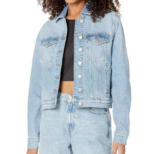 แจ็คเก็ตยีนส์ผู้หญิง ระบายอากาศได้ดี กันลม น้ำหนักเบา - Product Image 6