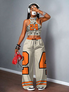 Conjunto Deportivo Personalizado para Mujer, Talla Grande, con Capucha, Color Sólido, Ecológico, de Secado Rápido, Tela Ligera, Transpirable y Resistente al Viento - Product Image 2