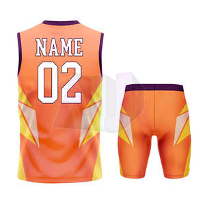 Conjunto de Uniforme de Compresión 7v7 Personalizado, Ligero, Transpirable, 100% Poliéster, Duradero, de Secado Rápido, Servicio OEM de Alta Calidad - Product Image 2