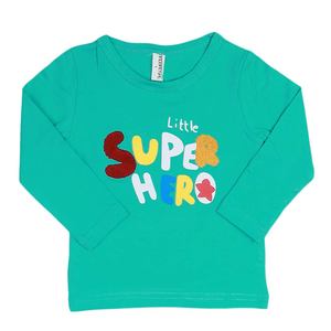 T-shirt à manches longues pour garçons - Cyan - Product Image 4