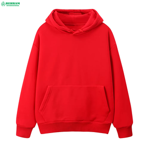 Sweat-shirt à capuche unisexe coupe classique en molleton 100 % coton épais, épaules tombantes, confort thermique, écologique - Product Image 5