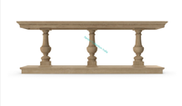 Table console pliable en bois massif avec hauteur réglable Design européen moderne pour la maison et l'hôtel Design de couleur personnalisable