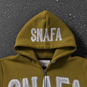 New Trending Men's Distressed Patchwork Tracksuit Custom Made Street Wear Tracksuits <b>Set</b> With <b>Embroidery</b> Work - Product Image 5