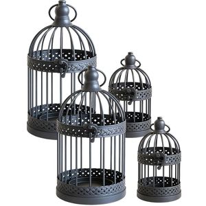 Farol Metálico Cuadrado para Velas, Estilo Rústico, Soporte de Metal para Decoración de Eventos de Pascua, Centro de Mesa - Product Image 6
