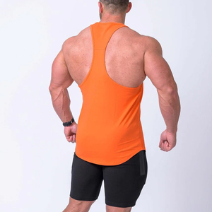 Singlet de sport pour homme, design personnalisé, écologique, respirant, sans couture, séchage rapide, polyester/coton - Product Image 4