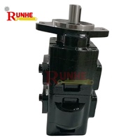Bomba Hidráulica de Servicio Pesado de 250 Bares 20912800, Bomba de Engranajes en Tándem Compatible con Retroexcavadoras Serie 3CX 4CX 214, Repuestos