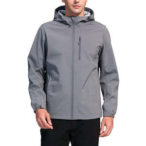Veste en cuir softshell personnalisée en gros de qualité supérieure coupe-vent d'hiver imperméable 2025 coupe ajustée - Product Image 5