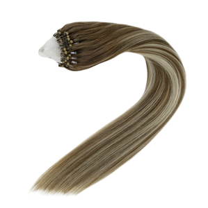 Extensions de <span class=keywords><strong>cheveux</strong></span> à micro-perles sans colle, mèches lisses pré-collées en <span class=keywords><strong>cheveux</strong></span> humains - Product Image 3