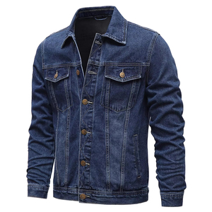 Chaqueta vaquera para hombre Diseño elegante Tela cómoda Ideal para ropa casual Actividades al aire libre o necesidades esenciales de moda diaria - Product Image 3