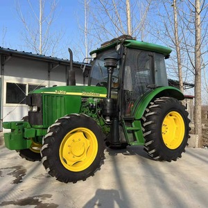 รถแทรกเตอร์ตีนตะขาบ John Deere 5058E พร้อมห้องโดยสารปรับอากาศ 90 แรงม้า ขับเคลื่อน 4 ล้อ เครื่องยนต์ Yunnei ชิ้นส่วนหลัก แบริ่ง มอเตอร์ ปั๊ม เกียร์ - Product Image 3