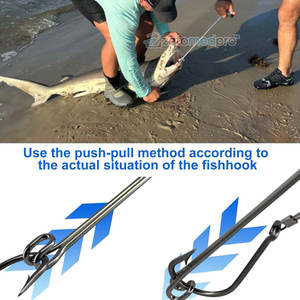 Extracteur d'hameçons de pêche facile pour les pêcheurs débutants et experts, outil compact pour retirer les hameçons de pêche pour les voyages - Product Image 3