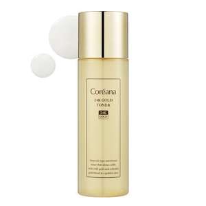 Tonique visage quotidien végétalien Koreana 24K Gold avec AHA, acide kojique, mandélique et acide hyaluronique, approvisionnement OEM, 150 ml - Product Image 2