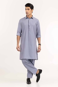 Factory Direct Supplier Solid Material <b>Men</b> <b>Shalwar</b> <b>Kameez</b> Premium Quality Latest Style <b>Shalwar</b> <b>Kameez</b> For <b>Men</b> - Product Image 2