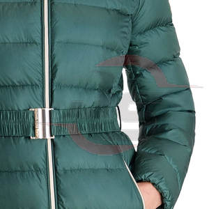 Chaqueta acolchada de punto transpirable de alta calidad para mujer, chaqueta de tamaño personalizado - Product Image 5