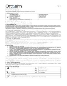 Mascarilla Facial Morales PLUS Protraction Roja |   Perfil Anatómico - Product Image 4