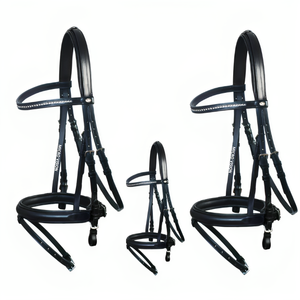 2024แฟชั่นใหม่บังเหียนม้าอังกฤษแบบผสมผสานกับชิ้นส่วนหัวเรียงรายลายขี่ม้าเก่งชุดเดรสไข่มุกคริสตัล - Product Image 6