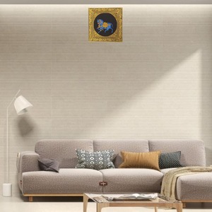 Tapiz colgante de pared de seda elegante de calidad superior para sala de estar, dormitorio o espacio de meditación disponible al mejor precio - Product Image 3