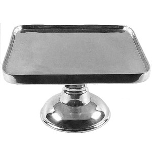 Soporte para Pastel de Metal Dorado Rosa con Diseño Grabado en Forma Redondeada para Fiestas, Decoración para Hoteles, Restaurantes y Eventos - Product Image 3