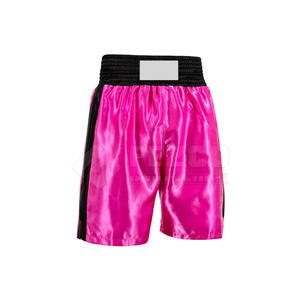 Pantalones cortos de boxeo de poliéster 100% para venta en línea ropa de entrenamiento de Kick Boxing pantalones cortos de boxeo para hombres - Product Image 4