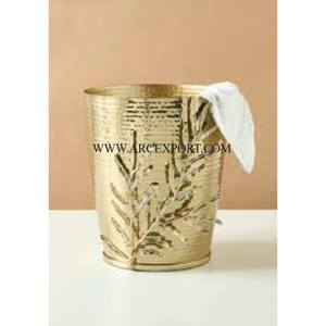 Poubelle fantaisie intérieure et extérieure décorative pour la maison au design unique Poubelle en métal de forme ronde de qualité supérieure - Product Image 5