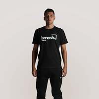 Smash T-shirt en coton noir pour homme L