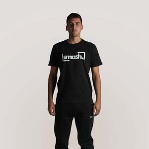 Camiseta de algodón negra para hombre Smash L - Product Image 1