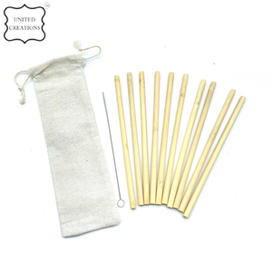 Eco-Friendly <b>Reusable</b> Natural Bamboo Drinking <b>Straws</b> Biodegradable Disposable Wood <b>Straw</b> - Product Image 4