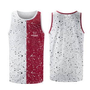 เสื้อกล้ามใส่สบายปรับได้สำหรับผู้หญิงเสื้อใส่วิ่งเสื้อกีฬาพิมพ์ซับลิเมชันออกแบบได้ตามต้องการ - Product Image 1