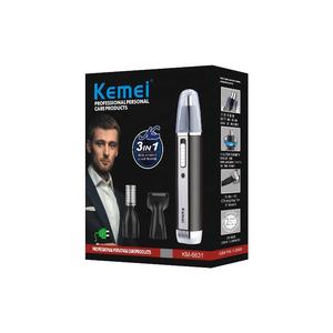 เครื่องโกน<span class=keywords><strong>ขน</strong></span> Kemei KM 6631 3 in 1 สำหรับผู้ชาย ใช้โกน<span class=keywords><strong>ขน</strong></span>หู จมูก <span class=keywords><strong>ขน</strong></span>บนใบหน้า ชาร์จไ<span class=keywords><strong>ฟ</strong></span>ได้ ปลอดภัย ใช้งานได้ยาวนาน - Product Image 4