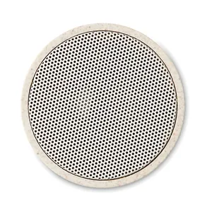 Haut-parleur Bluetooth rond personnalisé avec basses profondes, gadgets promotionnels pour fêtes - Product Image 4