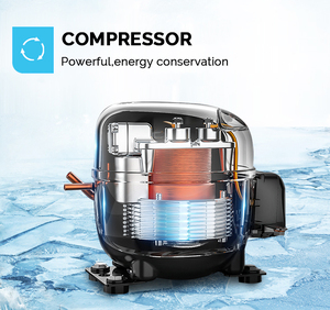 Congélateur vertical commercial à trois portes homologué ETL, grande capacité, vitrine réfrigérée avec porte en verre pour supermarché - Product Image 3