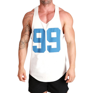 เสื้อกล้ามออกกำลังกายผู้ชายแบบสบายๆ รับผลิตแบบ OEM/ODM ซับเหงื่อ แห้งเร็ว ระบายอากาศดี เสื้อกีฬาขายส่งจำนวนมาก สกรีนโลโก้ตามสั่ง 100% - Product Image 1