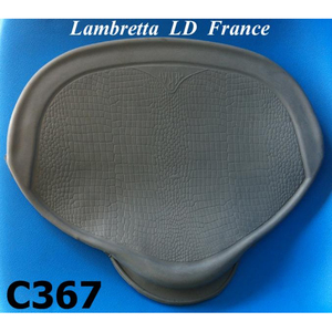 Funda de asiento individual gris para Lambretta LD francesa de 1954 a 1957 - Product Image 1