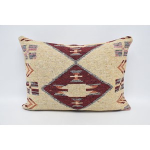 Oreiller jaune bohème géométrique de luxe 20x28 pouces laine à motifs floraux et vintage pour la technique tissée de literie de canapé - Product Image 1