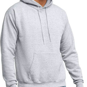 Sweat à capuche en polaire 350 g/m² de haute qualité pour hommes, vêtements décontractés pour l'hiver, couleurs personnalisées, design de pull ample, motif uni, à capuche teint - Product Image 1