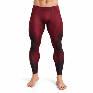 Premium Quality Men Full Length Camouflage Compression Leggings High Demand Elastic Waist <b>Spandex</b> Polyester Athletic <b>Pants</b> - Product Image 1