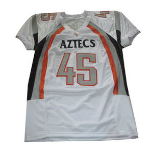 Venta al por mayor de camisetas de fútbol americano nuevo diseño totalmente sublimación impresa equipo uniforme tallas de adultos jóvenes pantalones cosidos estilo conjuntos - Product Image 6