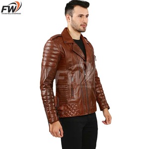 แจ็คเก็ตหนังผู้ชายคุณภาพสูง OEM MOQ ต่ำ หนัง PU คุณภาพเยี่ยม ขายส่งคุณภาพสูง แฟชั่นล่าสุด - Product Image 3