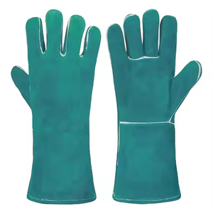 Gants de sécurité en cuir de vachette pleine fleur haute performance, design réfléchissant, usage général, antistatiques, résistants à la chaleur - Product Image 6