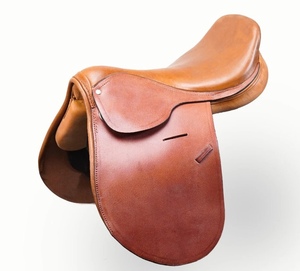 Selle anglaise en cuir souple de haute qualité Siège de dressage respirant pour l'équitation compétitive Prix du produit - Product Image 1