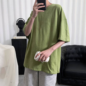 T-shirt de qualité supérieure pour hommes logo personnalisé de haute qualité T-shirt en coton épais et épais pour hommes T-shirt en coton délavé vintage O'Neck shirt - Product Image 4