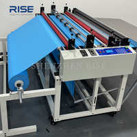 Máquina de Procesamiento de Telas CNC de 1600 mm, Máquina Industrial de Corte de Rollos de Trapos/Trapos de Cocina a Hojas con Dispositivo de Apilamiento