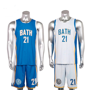 Camiseta de baloncesto transpirable, uniforme, nuevo diseño, juego de sublimación de secado rápido para jugadores de talla grande - Product Image 3