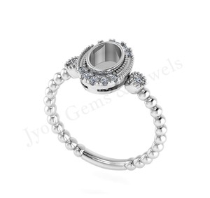 แหวนเปล่าสำหรับเป็นของขวัญของขวัญของขวัญสุดคลาสสิกขนาด6มม. ปรับแต่งเครื่องประดับได้ตามต้องการ - Product Image 6