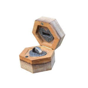 Elegante anillo de bodas de compromiso para mujer con acabado mate plano Chapado en titanio, banda artesanal de moda para fiestas, aniversarios - Product Image 1